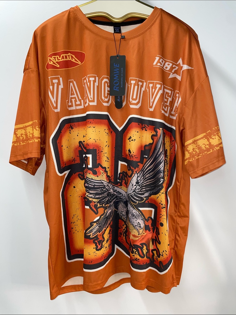 ROMWE STREET LIFE GRAPHIC PRINT SHERSEY FTL-05-125